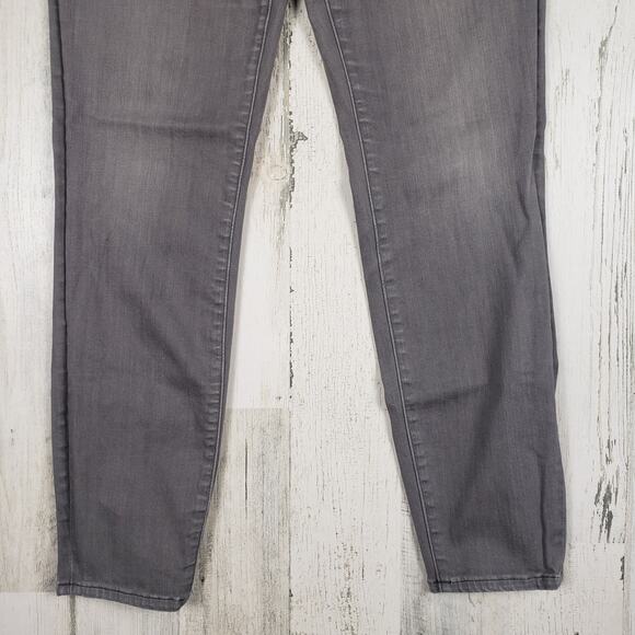 J. Crew Faded Grey Wash Denim Toothpick Skinny Jeans Women's Size 28 - Picture 3 of 11